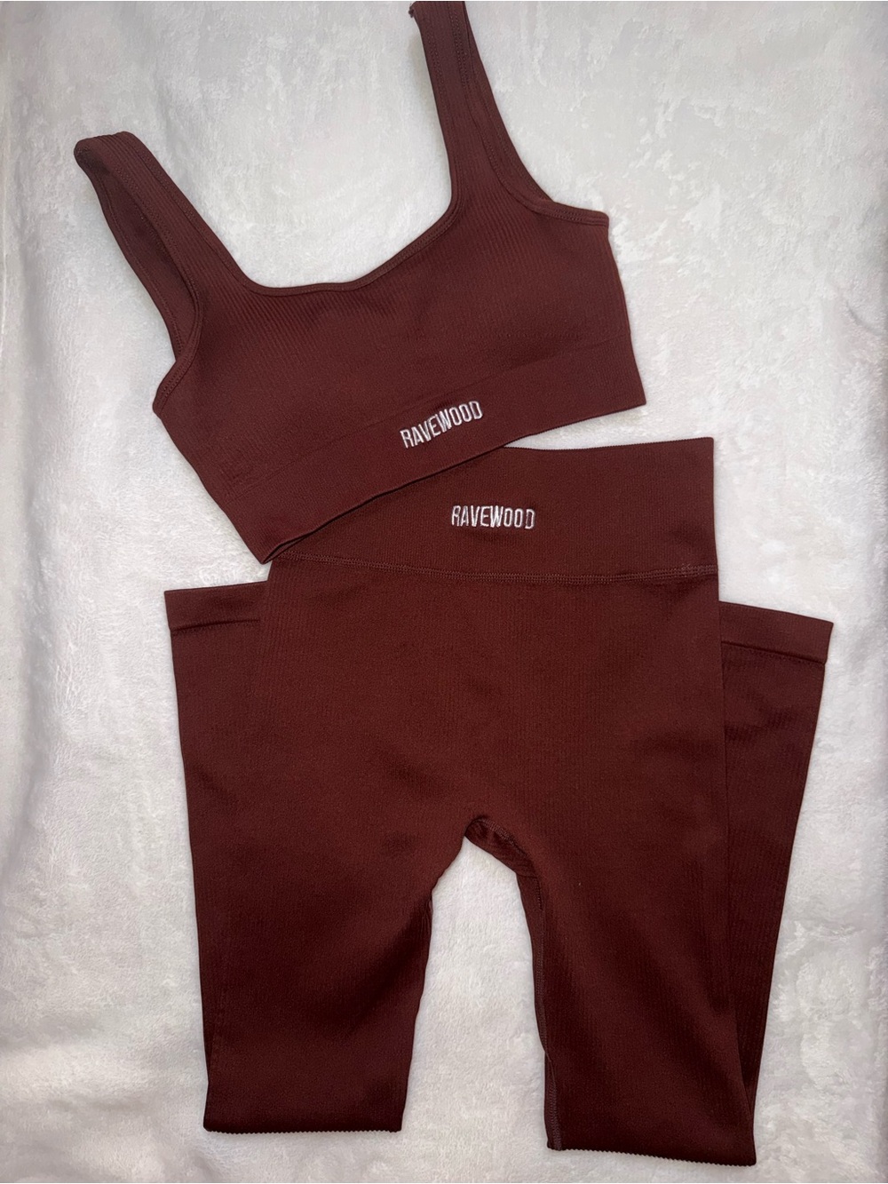 Ravewood Ribbed Two-Piece Active Set size small
